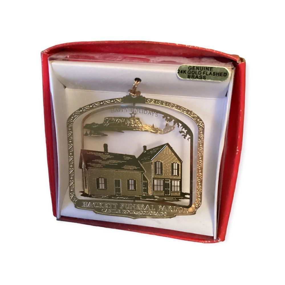 2004 Nation’s Treasures Castle Rock Colorado Christmas Ornament
